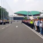 Apel siaga pengamanan tamu mancanegara