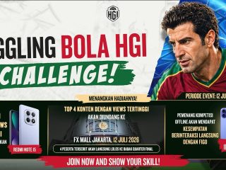 Pesta Bola HGI 2026 Hadirkan Luís Figo, Peserta Kompetisi Juggling Berkesempatan Adu Skill Langsung