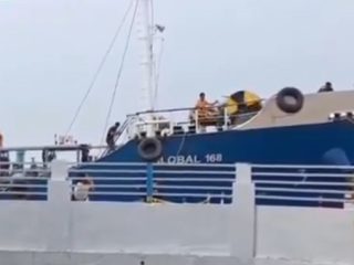 Tim Gabungan  Aparat Penegak Hukum Sergap Kapal Tanker MT Global 168 Bawa 2 Ton Sabu